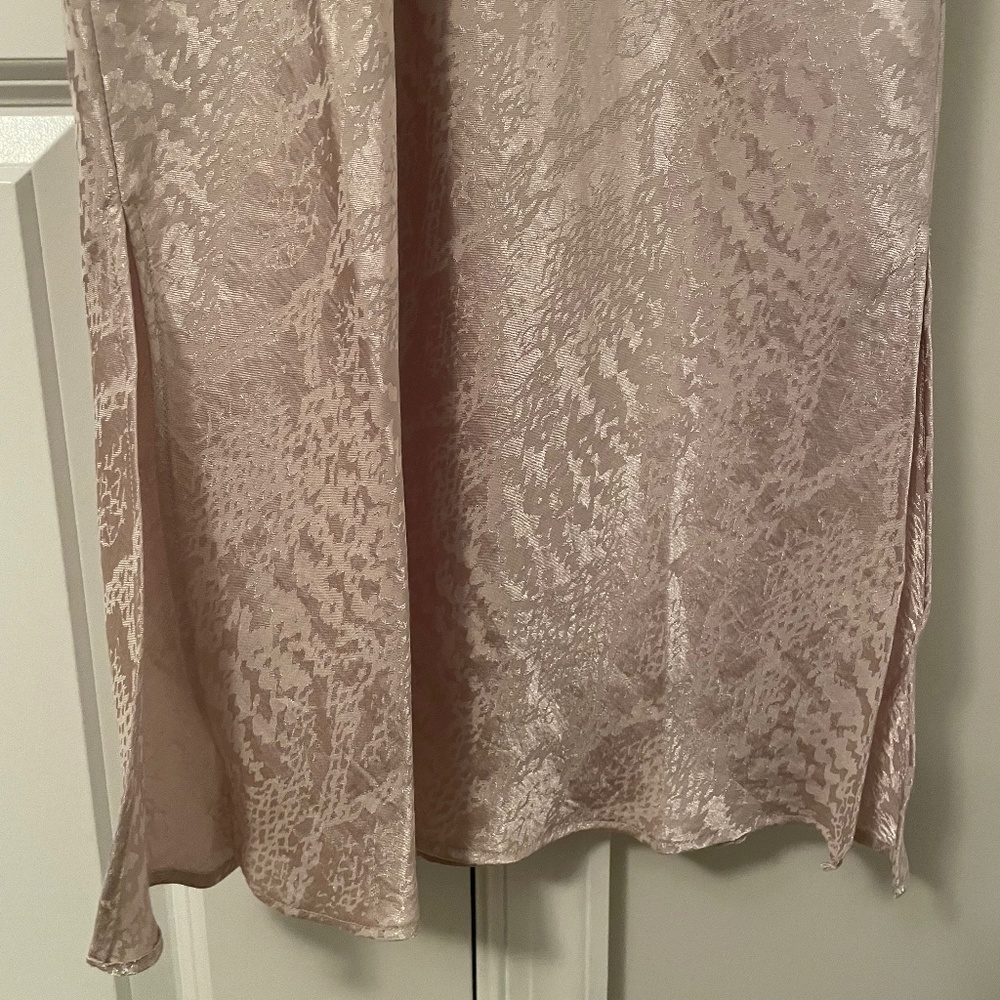 Express Dress, Extra Small, Cream Pattern Cowl Ne… - image 4